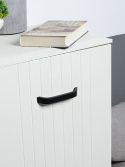 Ручка-скоба мебельные ТУНДРА РС109, м/о 128 мм, черная