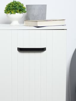 Ручка-скоба мебельная ТУНДРА РС109, м/о 160 мм, черная