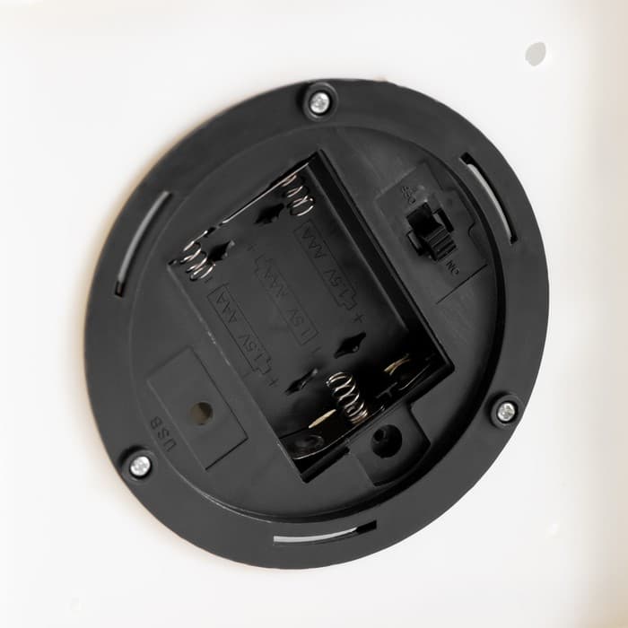 Ночник «Фонарь-домик», белый, от батареек 3ААА 35×13.5×13.5 см RISALUX