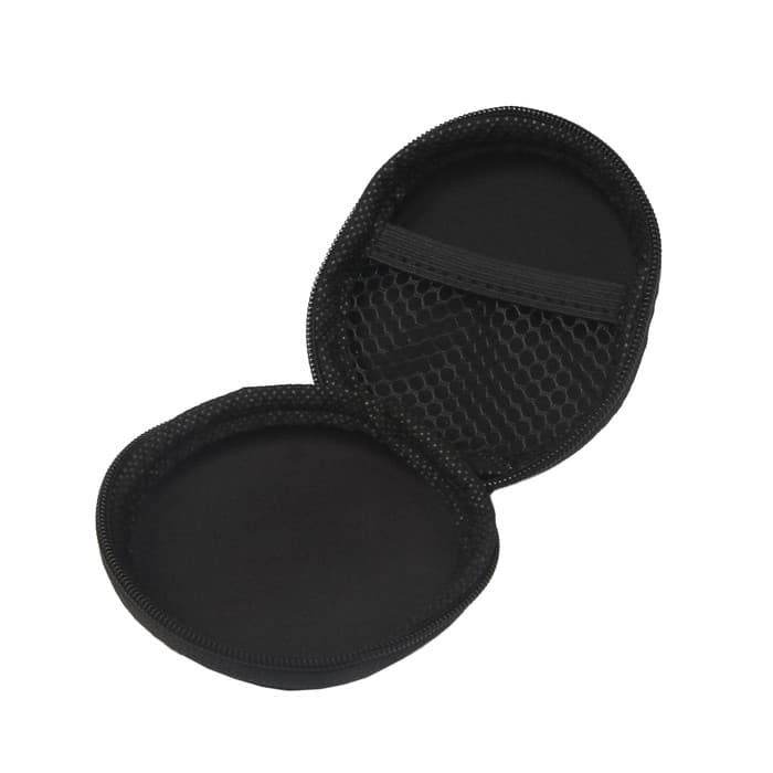 Футляр для наушников Luazon, круглый 8×8×3 см, кожзам