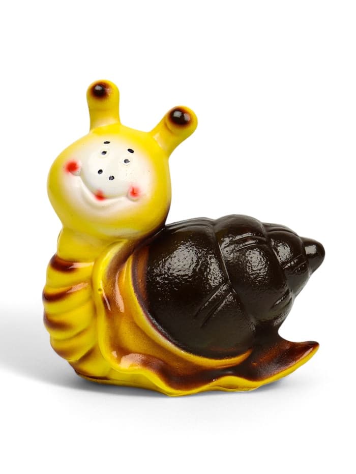 Садовая фигура из гипса «Улитка Улыбка», 17×8×16 см