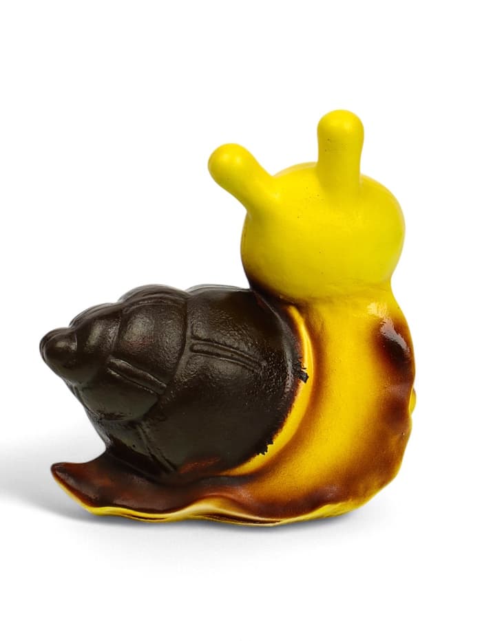 Садовая фигура из гипса «Улитка Улыбка», 17×8×16 см