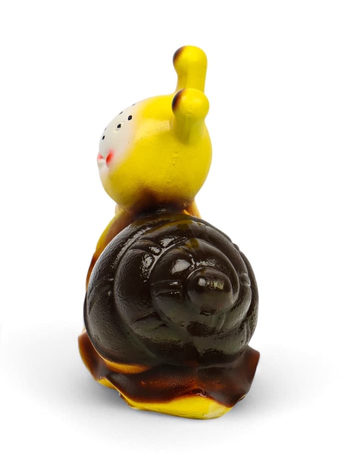 Садовая фигура из гипса «Улитка Улыбка», 17×8×16 см