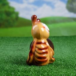 Садовая фигура из гипса «Улитка Улыбка», 17×8×16 см