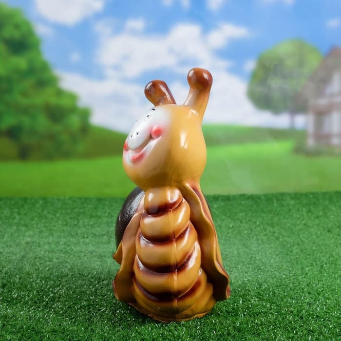 Садовая фигура из гипса «Улитка с улыбкой», 12×26×28 см
