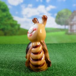 Садовая фигура из гипса «Улитка с улыбкой», 12×26×28 см