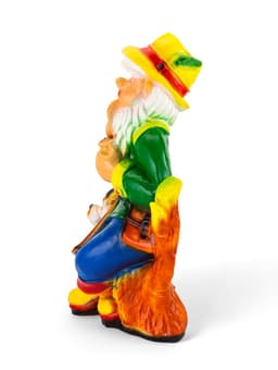 Садовая фигура из гипса «Гном - охотник», 30×40×70 см