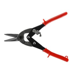 Ножницы по металлу ЛОМ, пластиковые рукоятки, прямой рез, 250 мм