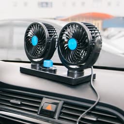 Вентилятор салона TORSO, 12 В, двойной, поворотный 360°