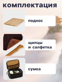 Набор для чайной церемонии «Тясицу», 8 предметов: чайник 120 мл, пиалы 50 мл, керамика, зелёный