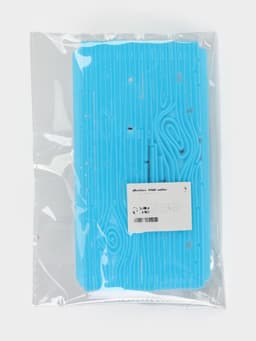 Печать для теста Доляна «Кора», пластик, 15.5×7.5 см, голубая