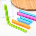 Зажимы для пакетов Доляна, 14/11/7 см, 6 шт., цвет МИКС