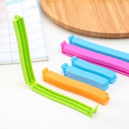 Зажимы для пакетов Доляна, 14/11/7 см, 6 шт., цвет МИКС