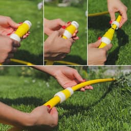 Муфта переходная, для шлангов 5/8" (16 мм) – 3/4" (19 мм), цанговое соединение, ABS-пластик, Greengo