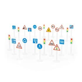 Набор дорожных знаков №3 (24 элемента), в пакете