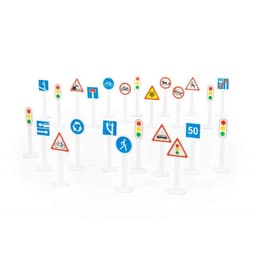 Набор дорожных знаков №3 (24 элемента), в пакете