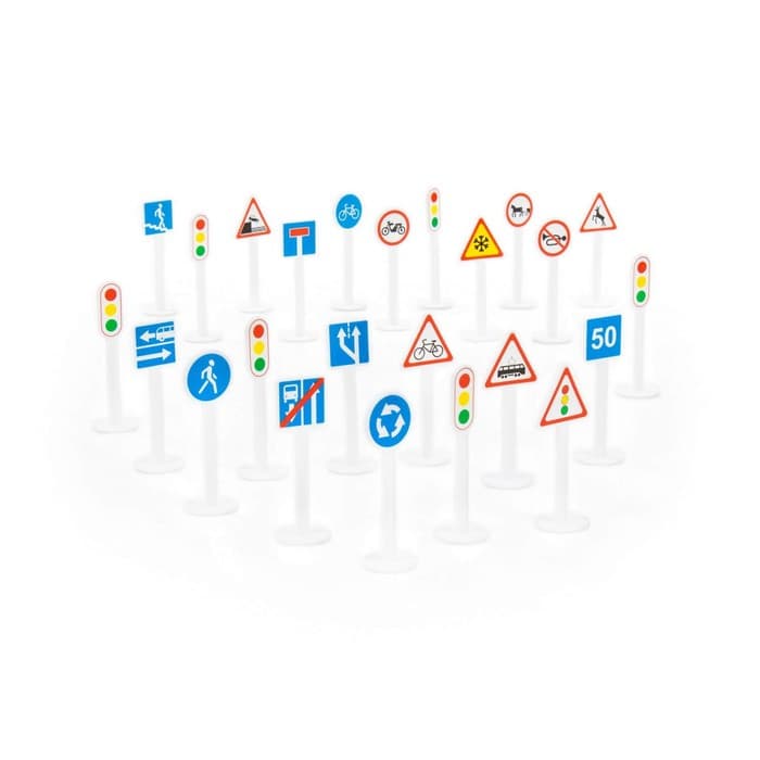 Набор дорожных знаков №3 (24 элемента), в пакете