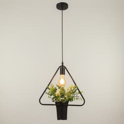Светильник BayerLux «Треугольник» черный 1×40W E27 12×34×48 см