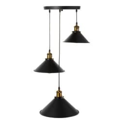 Светильник BayerLux «Грегори» черный 3×40W E27 52×52×92 см