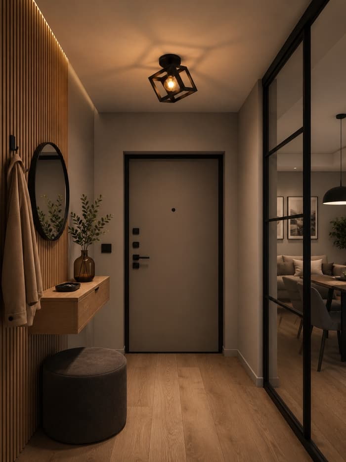 Люстра потолочная BayerLux «Куб», 40 Вт, E27, 16×16×19 см, чёрная