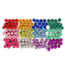 Карандаш чернографитный «Радуга», НВ, круглый, деревянный, голографический корпус, со стразой