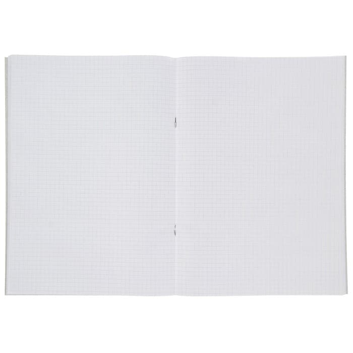 Тетрадь А4, 48 листов в клетку Calligrata «Красная Шотландка», обложка мелованный картон, блок №2, белизна 75%, (серые листы)