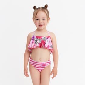 Купальник для девочки раздельный KAFTAN: Little princess, розовый, размер 30 (98-104 см)