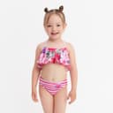 Купальник для девочки раздельный KAFTAN: Little princess, розовый, размер 30 (98-104 см)