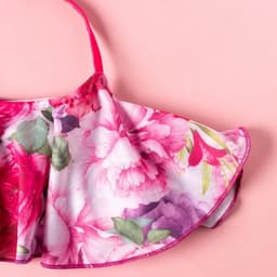 Купальник для девочки раздельный KAFTAN: Little princess, розовый, размер 30 (98-104 см)