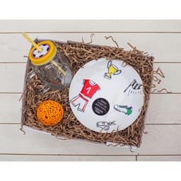 Кружка Доляна «Мяч», 500 мл, с крышкой и трубочкой, стекло, МИКС