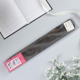 Подарочный Бант - шар №3 простой серебряный, для упаковки подарков