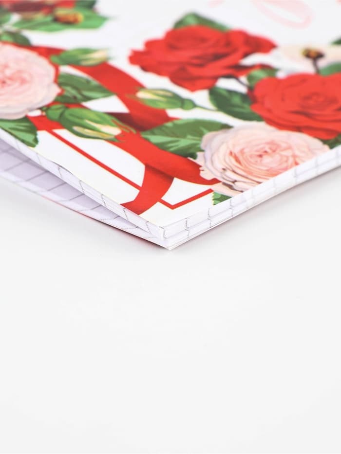 Блокноты «8 марта», 8 шт., А6 на скрепке, 32 листа