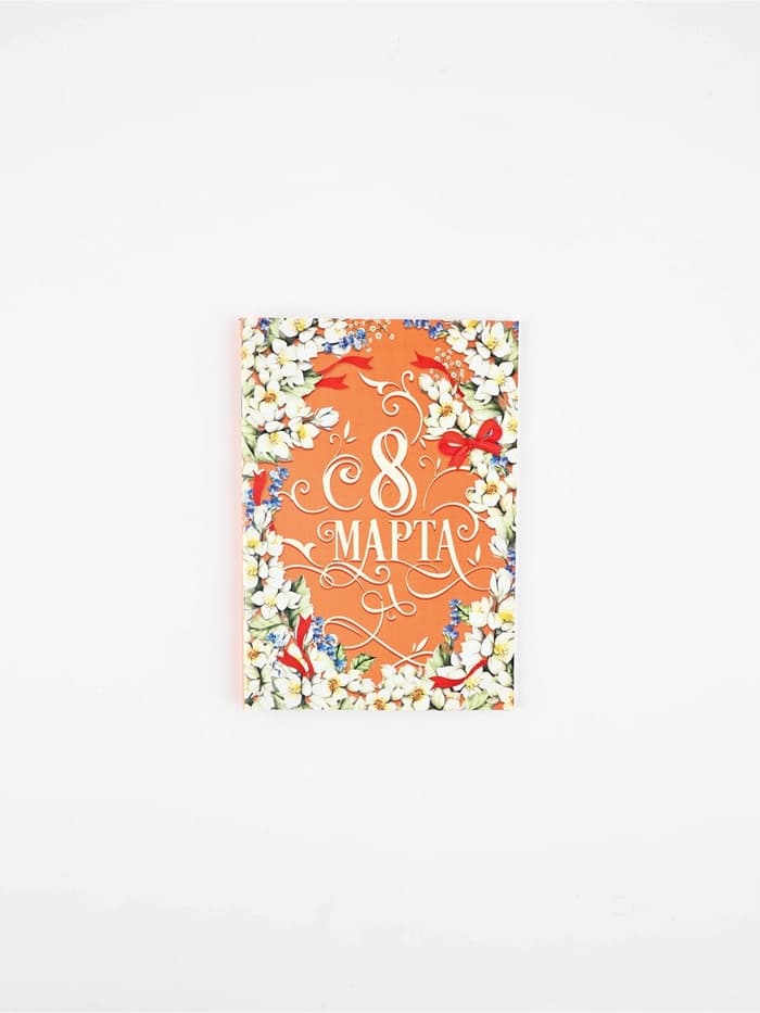 Блокноты «8 марта», 8 шт., А6 на скрепке, 32 листа