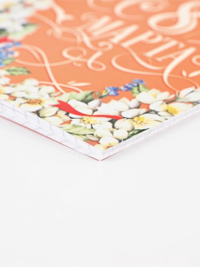 Блокноты «8 марта», 8 шт., А6 на скрепке, 32 листа