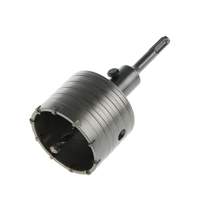 Коронка буровая в сборе ТУНДРА, SDS-plus, М22×73 мм