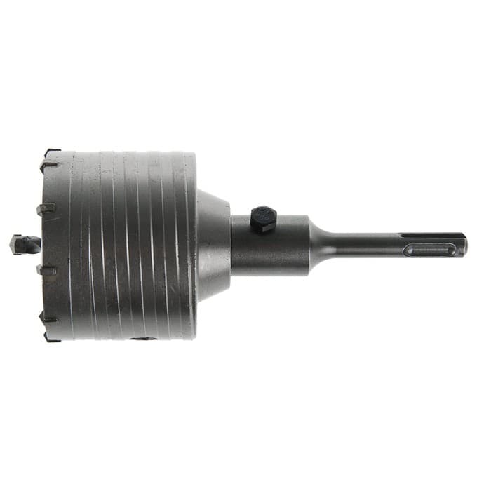 Коронка буровая в сборе ТУНДРА, SDS-plus, М22×73 мм