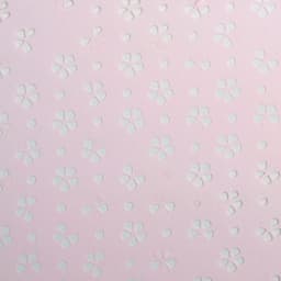 Фетр ламинированный с перфорацией «Цветочки», розовый, 57 см × 5 м