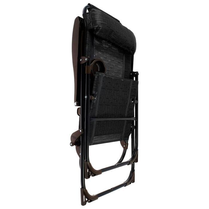 Кресло - шезлонг Nika, с полкой, 75×59×109 см, цвет венге