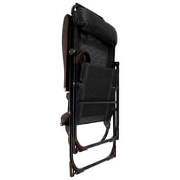 Кресло - шезлонг Nika, с полкой, 75×59×109 см, цвет венге