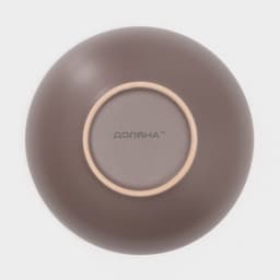 Набор тарелок Доляна «Пастель», 18 предметов: 6 тарелок d=19 см, 6 тарелок d=27 см, 6 мисок d=19 см, керамика, коричневый