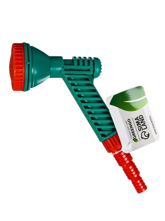 Насадка для полива, под шланг 5/8" (16 мм), 3/4" (19 мм), пластик, Greengo