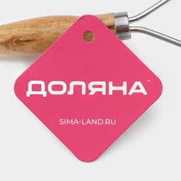 Толкушка Доляна «Зигзаг», h=24 см, 7×8 см, нержавеющая сталь