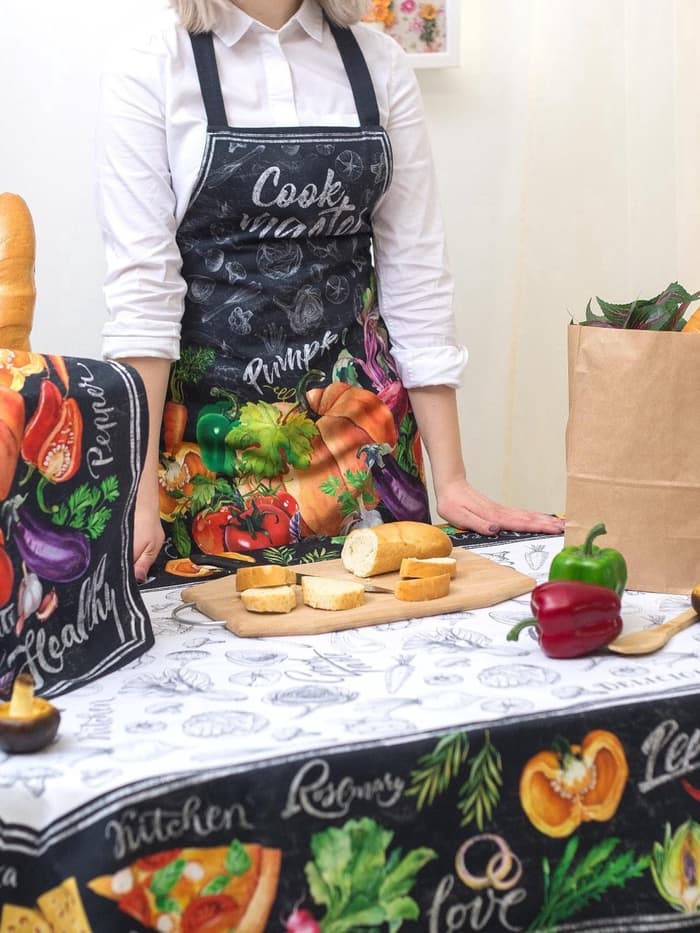 Фартук кухонный «Этель: Cook Master», 60×65 см, 100% хлопок, саржа 190 г/м²