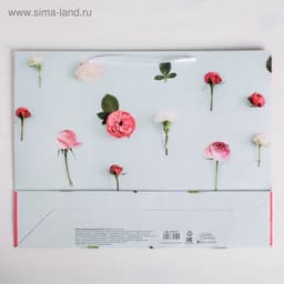 Пакет подарочный ламинированный, упаковка, «Ты прекрасна», S 15×12×5.5 см