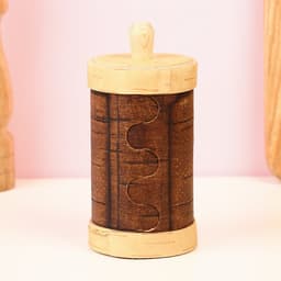 Туес для специй «Соль», 6×6×12 см, береста