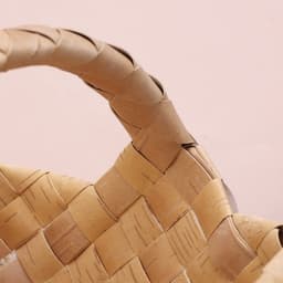 Корзинка плетёная «Алёнка», плетеная, 22×16×10/22 см, береста