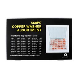 Набор медных прокладок, 30 размеров, 568 шт.