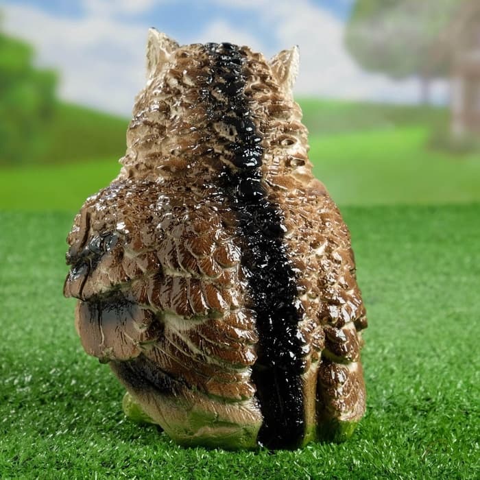 Садовая фигура из гипса «Филин», 19×12×15 см