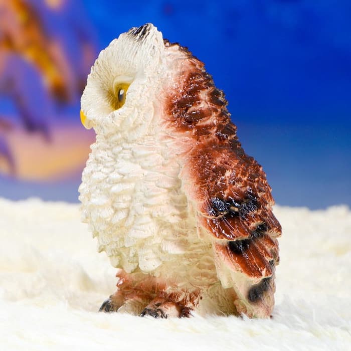 Садовая фигура из гипса «Филин», 19×12×15 см