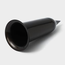 Ваза для цветов Santino, 650 мл, с колышком, пластик, чёрное золото